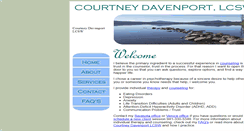 Desktop Screenshot of courtneydavenport.com